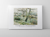 Camille Pissarro - The Montfoucault Pond, winter effect 1874