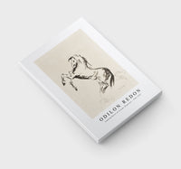 Odilon Redon - Jumping Horse on Clouds (Pegasus) 1903-1907