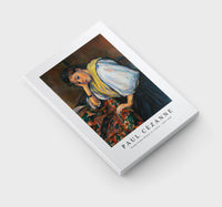 Paul Cezanne - Young Italian Woman at a Table 1895-1900