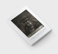 Cornelis ploos van amstel - Portrait of an old man with a flat wide cap-1756