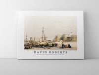 David Roberts - The entrance to the Citadel of Cairo-1796-1864