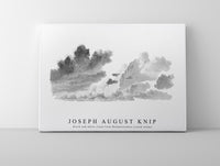 Joseph august Knip - Black and white cloud from Wolkenstudies (cloud study)