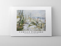 Camille Pissarro - Rabbit Warren at Pontoise, Snow 1879