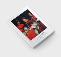 Raphael - Portrait of Pope Leo X and his cousins, cardinals Giulio de' Medici and Luigi de' Ross 1518-1519