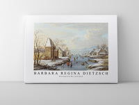 Barbara Regina Dietzsch - Wintergezicht Met Ijsvermaak