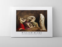 William Blake - Witch of Endor raising the spirit of Samuel 1752-1827