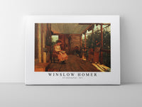 winslow homer - Girl Shelling Peas-1873