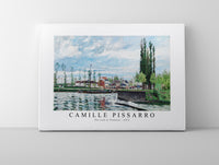 Camille Pissarro - The Lock at Pontoise 1872