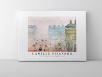 Camille Pissarro - Place du Theatre Francais Fog Effect 1897