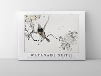 Watanabe Seitei - Perched Japanese swallow. Illustration from Seitei Kacho Gafu 1890-1891