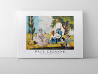 Paul Cezanne - Picnic on a Riverbank 1873-1874