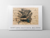 Giovanni Battista Belzoni - Plate 11  False Passage towards the centre of the Pyramid 1778-1823