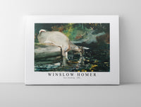 winslow homer - Deer Drinking-1892