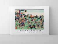 Utagawa Kuniyoshi - Kawanakajima no Kassen 1798-1861