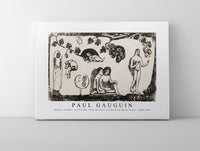 Paul Gauguin - Women, Animals, and Foliage, from the Suite of Late Wood-Block Prints 1898-1899