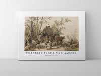 Cornelis ploos van amstel - Herder bij stal-1821