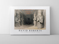 David Roberts - Interior of the Temple of Aboo Simbel Nubia-1796-1864