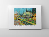 Vincent Van Gogh - Orchard in Blossom, Bordered by Cypresses 1888