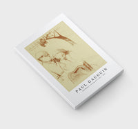 Paul gauguin - Sad Woman is Sitting with a Man 1889