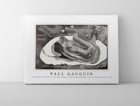 Paul gauguin - She Thinks of the Ghost or The Ghost Thinks of Her (Manao tupapau), from the Noa Noa Suite 1921