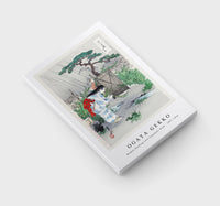 Ogata Gekko - Woman Bending over Yamabuki Bush (1887–1896)