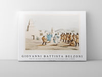 Giovanni Battista Belzoni - Plate 30  An Arabic Dance illustration from the kings tombs in Thebes 1778-1823