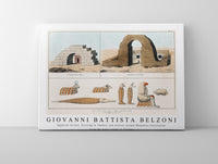 Giovanni Battista Belzoni - Egyptian Arches, Existing in Thebes, and several animal Mummies illustration from the kings tombs in Thebes by Giovanni Battista Belzoni 1778-1823