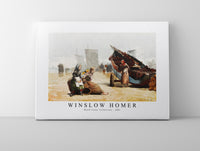 Winslow Homer - Beach Scene, Cullercoats 1881