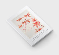 Megata Morikaga - Branch of Momiji maple tree with leaves and seeds during 1870–1880