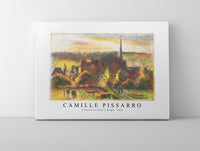 Camille Pissarro - A Church and Farm at Éragny 1890