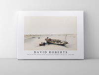 David Roberts - View on the Nile looking towards the pyramids of Dashour and Saccara-1796-1864