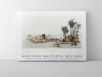 Giovanni Battista Belzoni - Extraordinary Overflowing of the Nile illustration from the kings tombs in Thebes 1778-1823