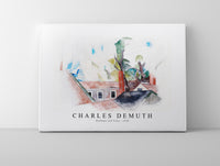 Charles demuth - Rooftops and Trees-1918