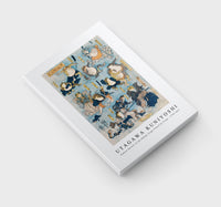 Utagawa Kuniyoshi - Famous Heroes of the Kabuki Stage Played by Frogs 1798-1861