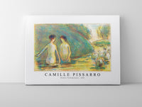 Camille Pissarro - Bathers Tending Geese 1895