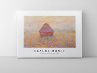 Claude Monet - Grainstack, Sun in the Mist 1891