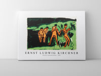 Ernst Ludwig Kirchner - Bathers Throwing Reeds 1909