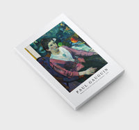 Paul Gauguin - Woman in front of a Still Life by Cézanne 1890