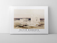 David Roberts - Temple of Edfou ancient Appolinopolis in upper Egypt-1796-1864