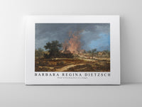 Barbara Regina Dietzsch - Brand in Een Dorp (Fire in a village)