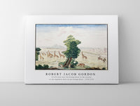 Robert Jacob Gordon - Giraffe-hunt near the Orange River in the vicinity of the Augrabies Falls on the Orange River (1778–1779)