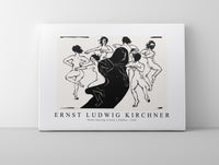 Ernst Ludwig Kirchner - Nudes Dancing around a Shadow 1936