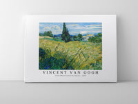 Vincent Van Gogh - Green Wheat Field with Cypress 1889