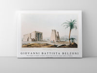 Giovanni Battista Belzoni - The Temple of Dakke in Nubia illustration from the kings tombs in Thebes 1778-1823