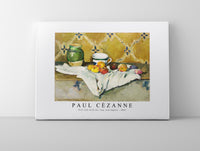 Paul Cezanne - Still Life with Jar, Cup, and Apples 1887