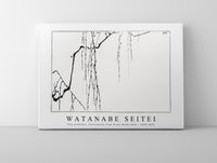Watanabe Seitei - Tree branches. Illustration from Seitei Kacho Gafu 1890-1891