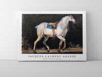Jacques Laurent Agasse - Saddled Gray Horse Walking