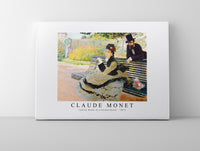 Claude Monet - Camille Monet on a Garden Bench 1873