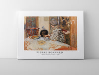 Pierre Bonnard - Woman and Dog at Table (1908)