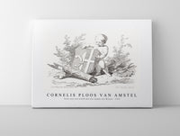 Cornelis ploos van amstel - Putto met een schild met het wapen van Witsen-1765